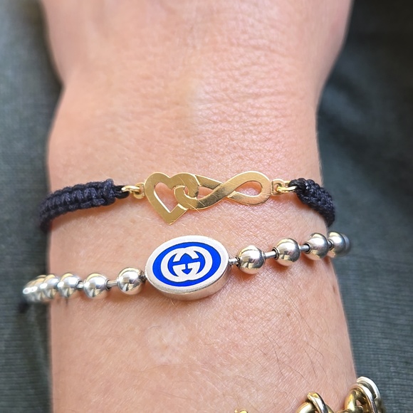 Interlocked Gucci  collection Sterling silver beaded bracelet - Picture 6 of 6